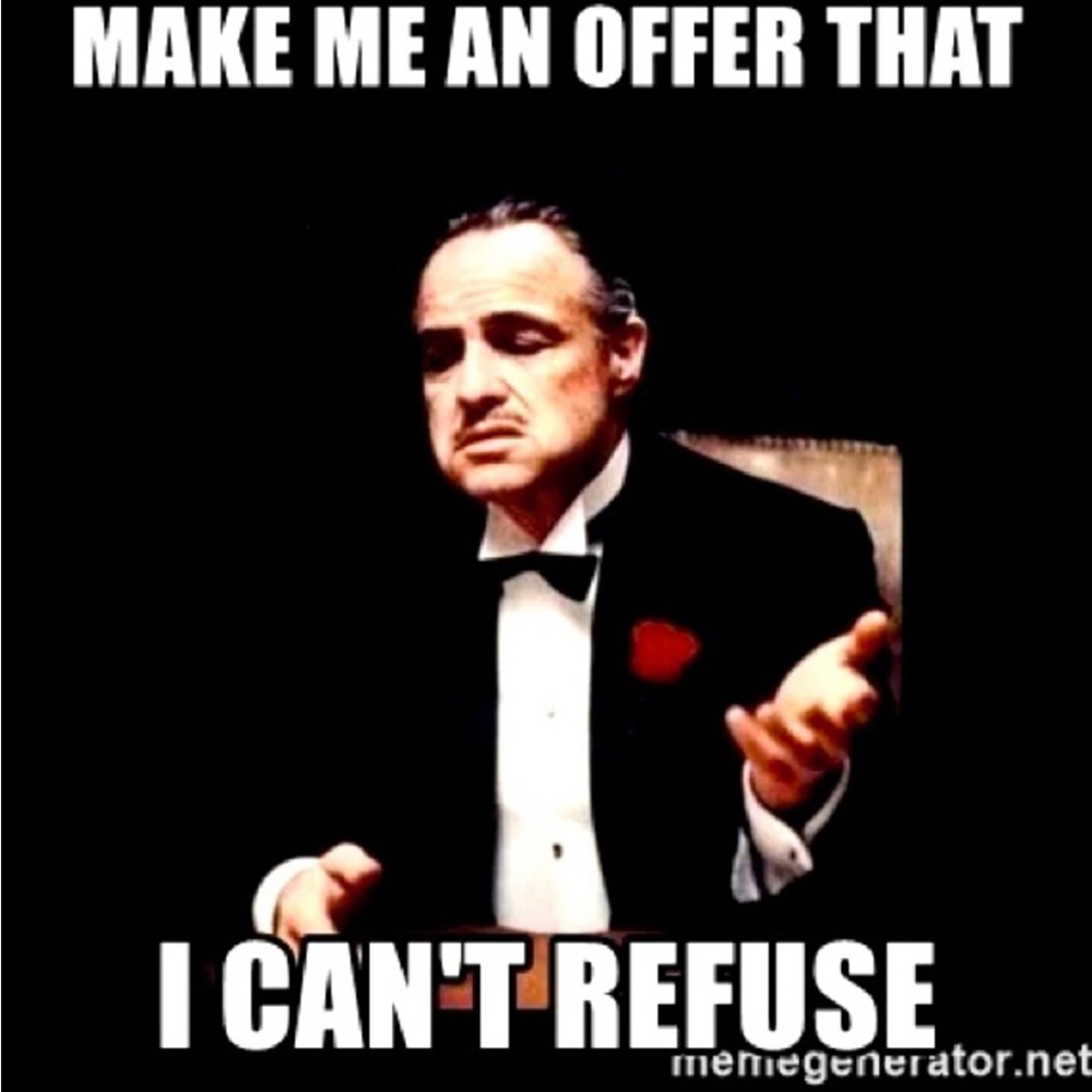 Make me an offer!